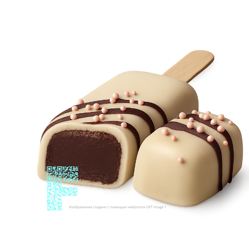 Пирожное "Картошка Эскимо" белая (10шт х50гр) 0,5кг (Р)
