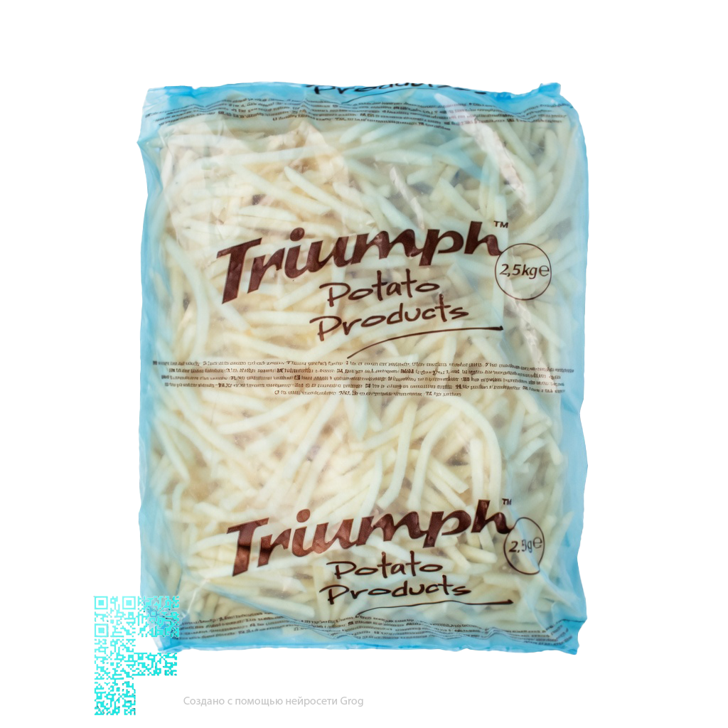 Картофель фри 6/6,Триумф, TR42 (1уп х2,5кг) кор х5уп (Б), халяль