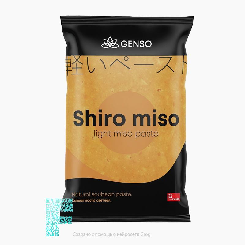 Паста соевая "shiro miso" светлая Genso (1шт х1кг) кор х10шт Китай, RF
