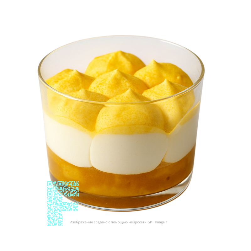 Пирожное креманка "Манго-маракуйя" (1х12шт х90гр) 1,08кг (К)