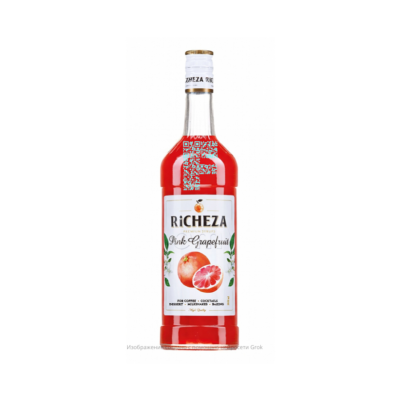 Сироп RICHEZA Грейпфрут розовый, стекло, (1 х1л) кор х6шт