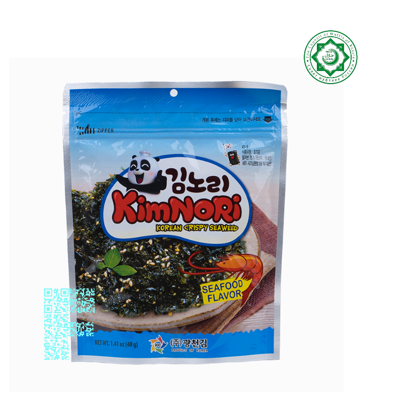 Водоросли, сушеные хлопья, вкус креветки (1шт х40гр), кор х20шт, Корея RF