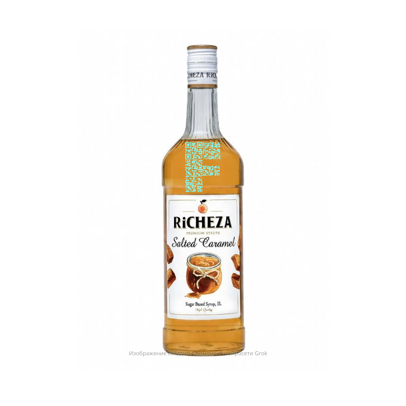 Сироп RICHEZA Соленая карамель, стекло, (1 х1л) кор х6шт